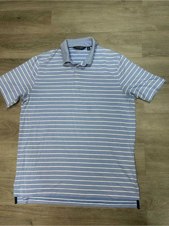 Ralph Lauren Other - Ralph Lauren Polo Golf Wicking Striped Short Sleeve Polo Shirt Men's L Blue